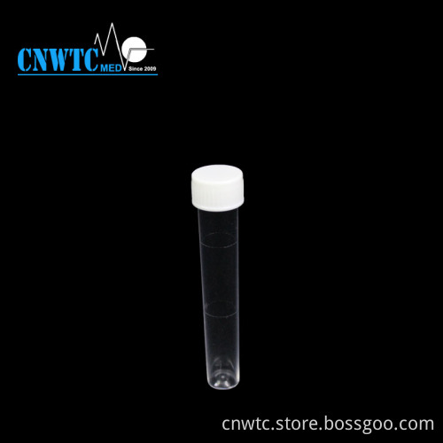 10ml Clear Plastic Test Tubes with Caps: Lab Supplies and Equipment